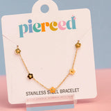 pierced Classic Flower Bracelet