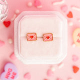 pierced Love Letter Earings