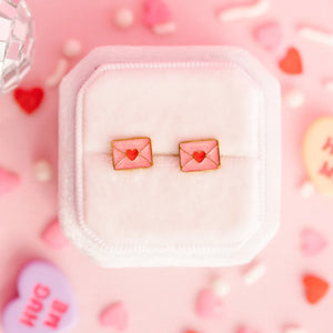 pierced Love Letter Earings