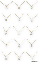 Theia Iniital Gold Necklace