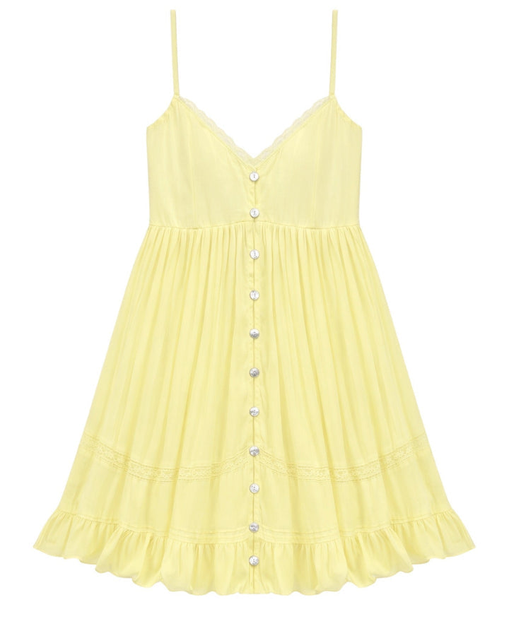 KatieJ Dakota Dress, Canary Yellow