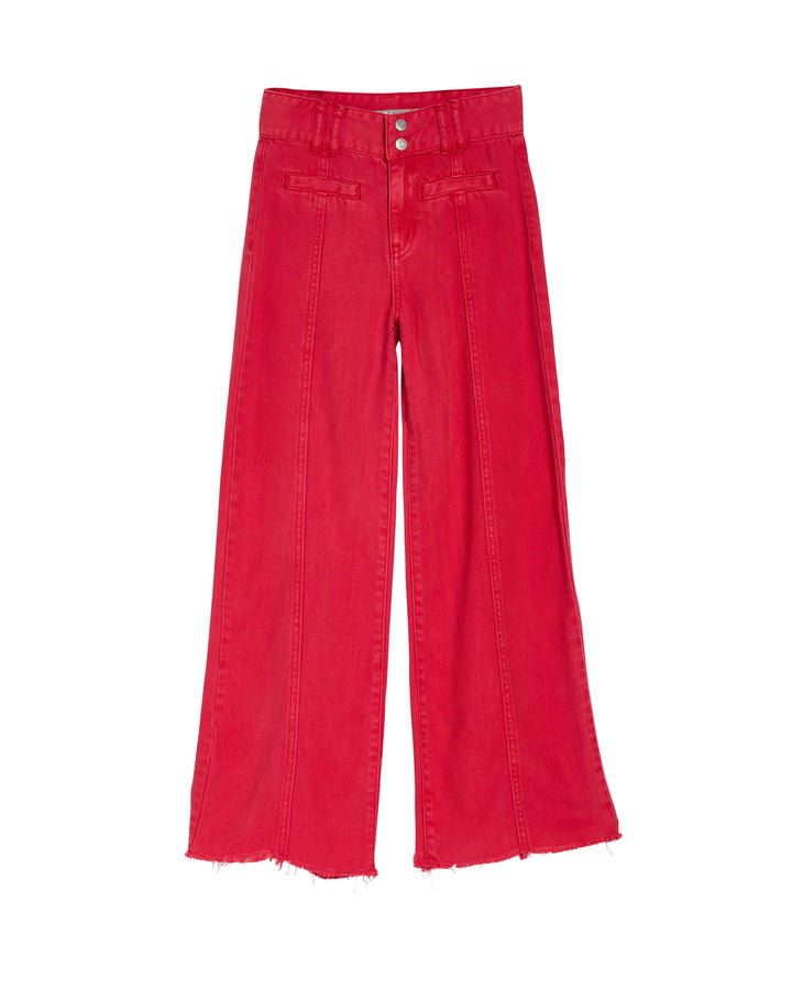 Tractr Welt Pocket Trouser Ankle Crop Pant