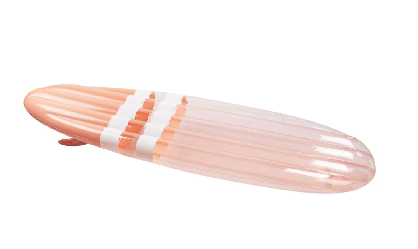 SunnyLIFE Float Away Lie On Surfboard Peachy Pink