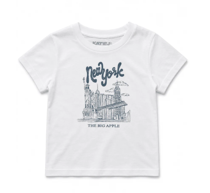 KatieJ New York Distressed T-Shirt