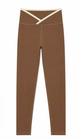 KatieJ Rue Leggings, Chocolate/Oatmilk