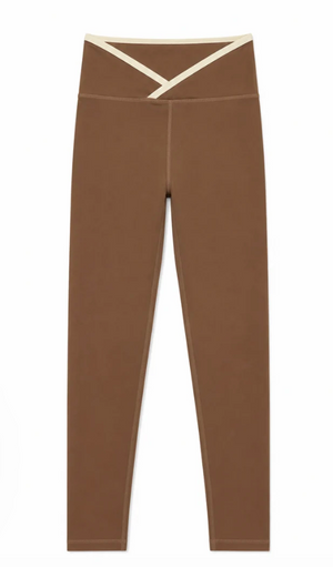 KatieJ Rue Leggings, Chocolate/Oatmilk
