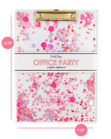 Packed Party Sweet Tart Confetti Acrylic Clipboard