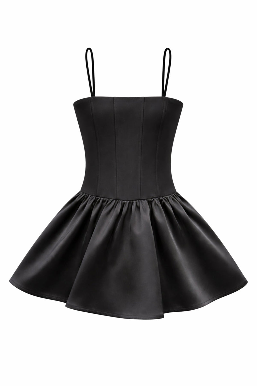 KatieJ Joanie Dress with Bubble Skirt, Black