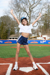 KatieJ Jordyn Contrast Striped Shorts