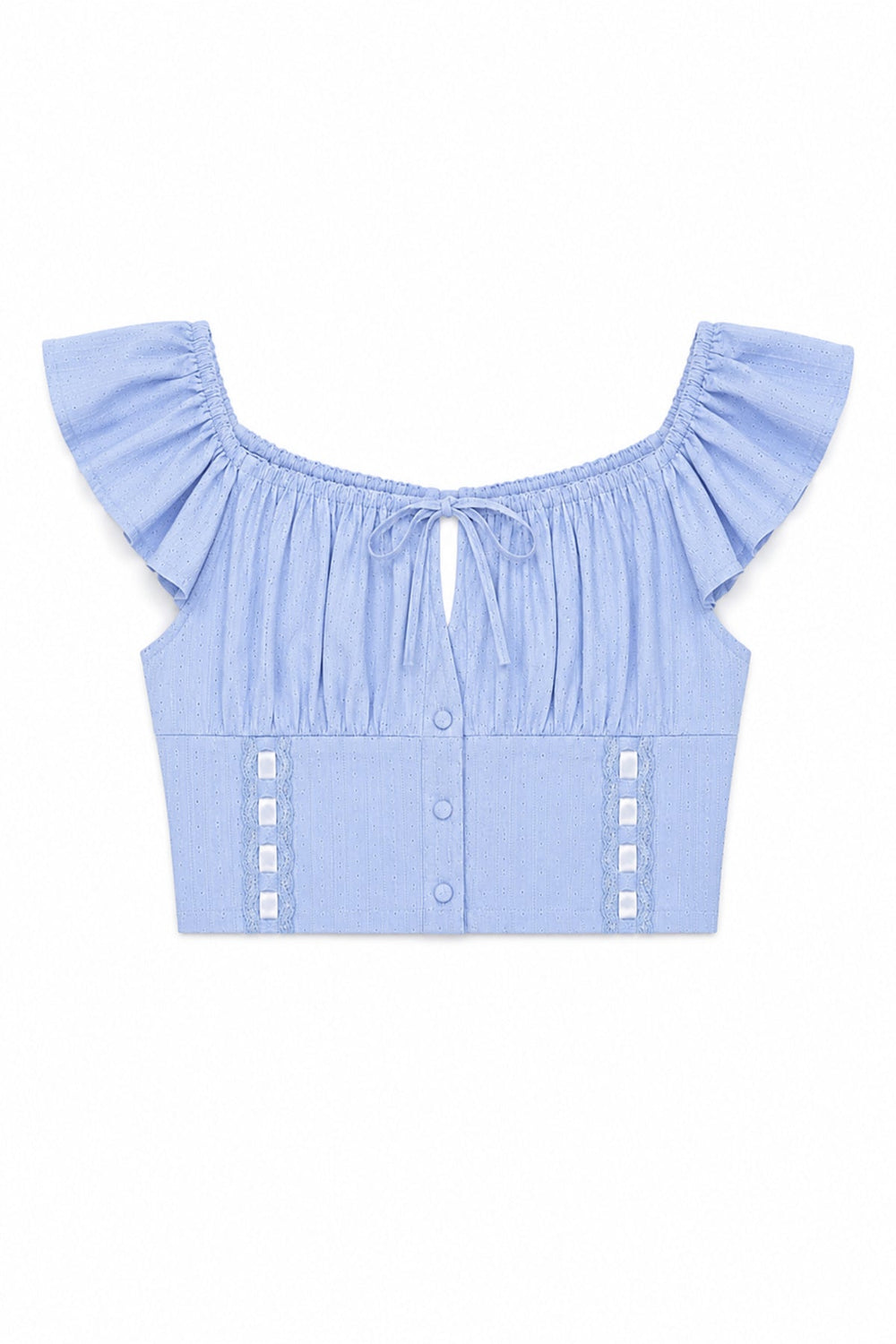 KatieJ Julie Top, Lavender Cotton