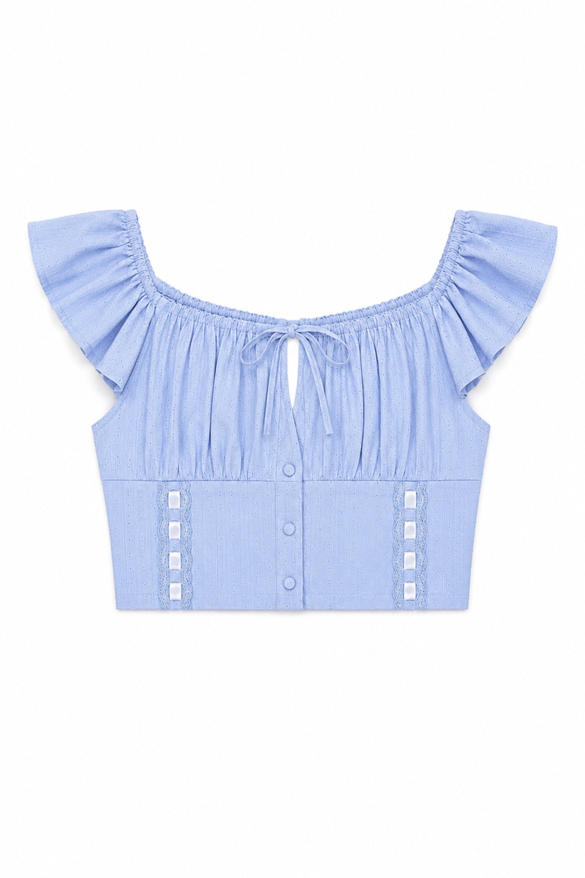 KatieJ Julie Top, Lavender Cotton