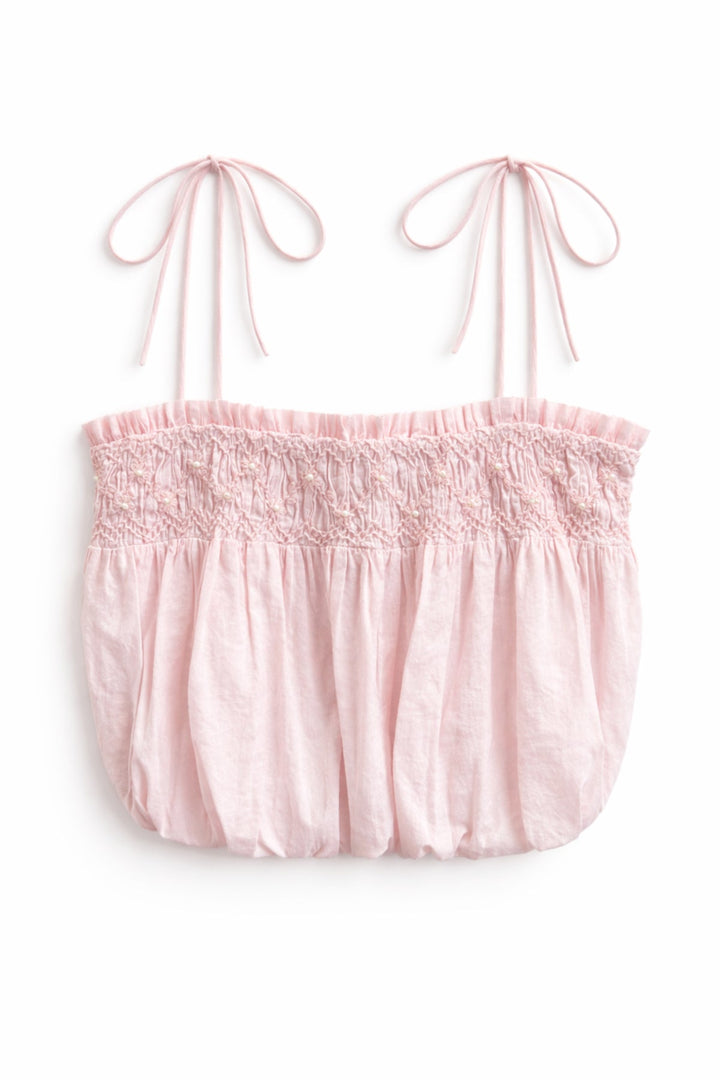 KatieJ June Top, Pale Pink