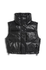 KatieJ Jenny Puffer Vest, Black