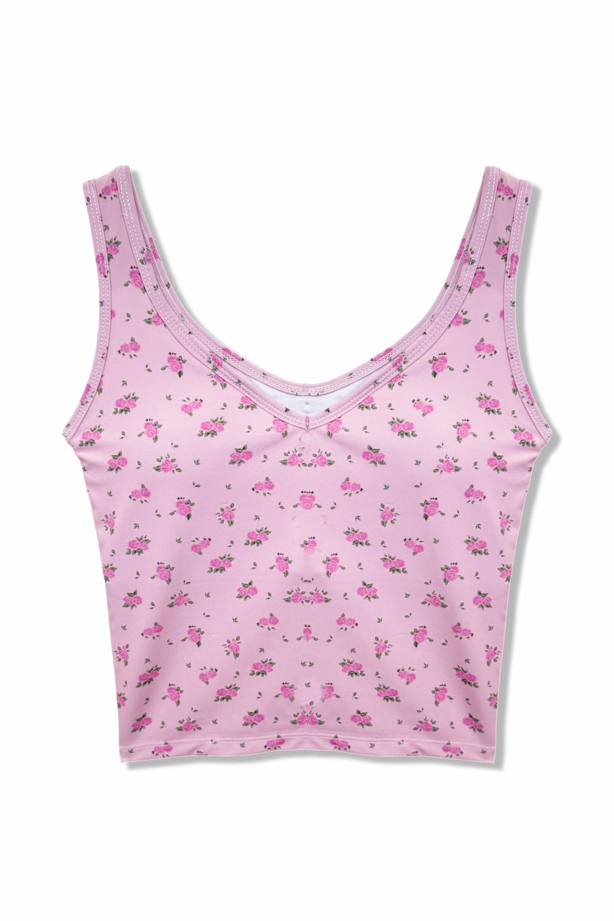 KatieJ Blush Rose Ditsy Kelsey Tank