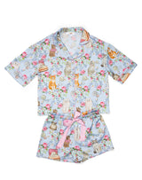 Sunshine Society Silky House Cats Lounge/Pajama Set