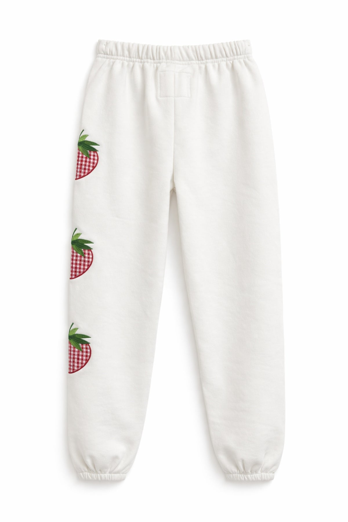 KatieJ Tween Leah Applique Sweatpants, Vintage Strawberry