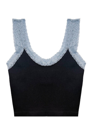 KatieJ Liana Tank, Evening Blue/Glacier