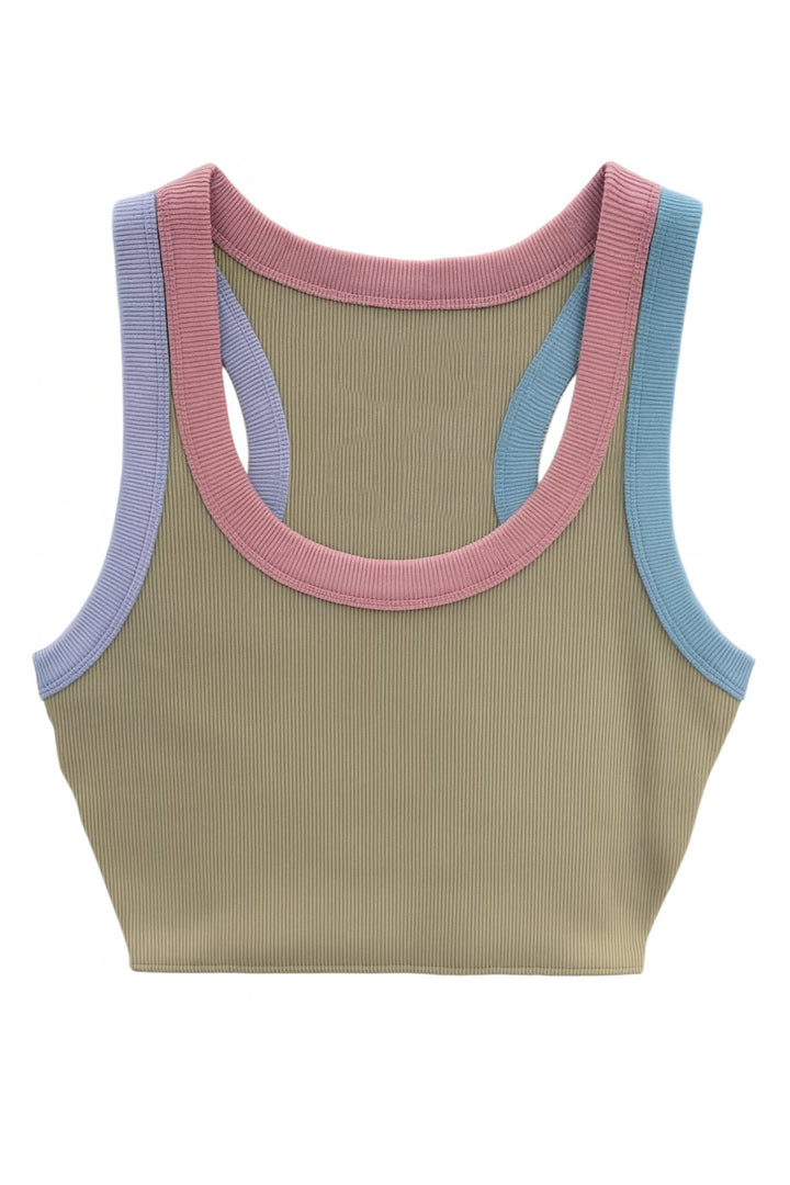 KatieJ Livi Tank Stone Multi Colored