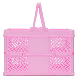 Iscream Large Pink Foldable Storage Crate