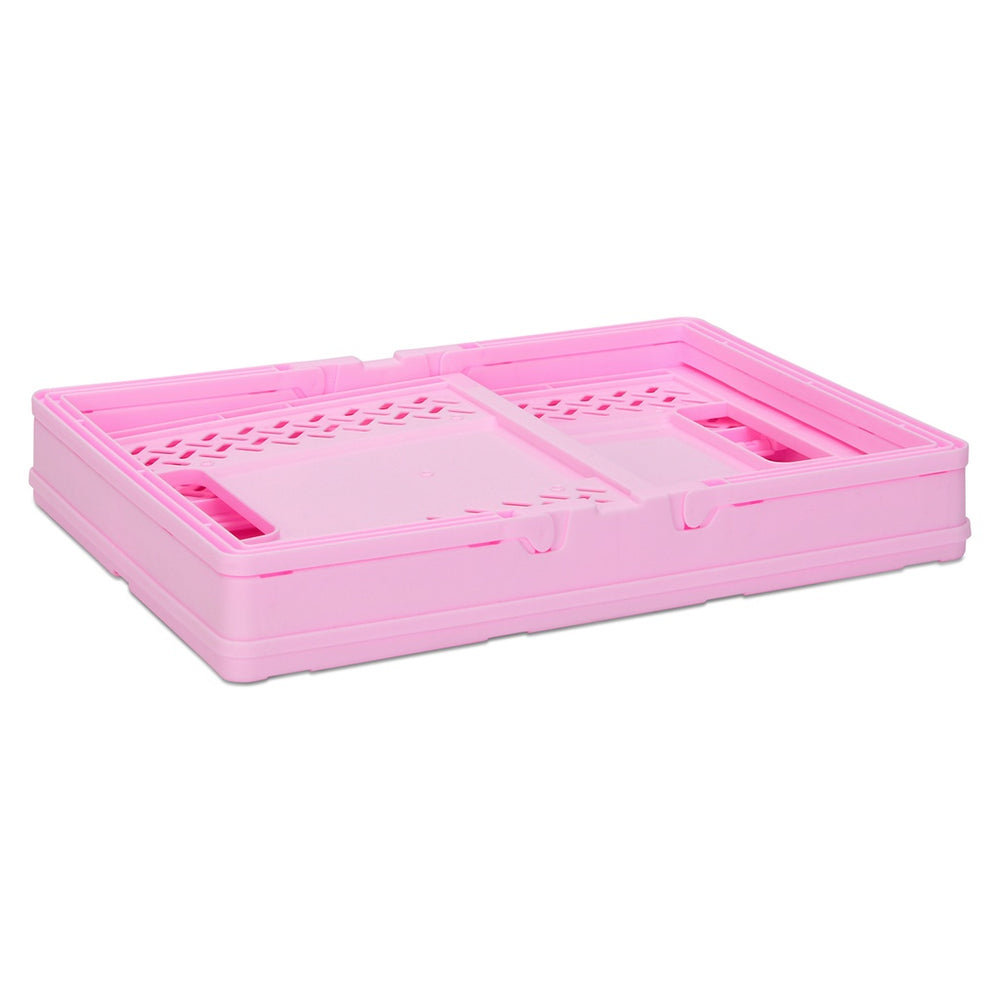 Iscream Large Pink Foldable Storage Crate