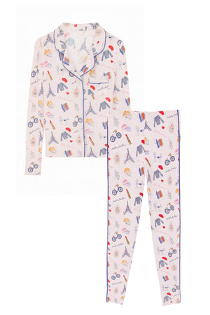 KatieJ Maia Teen Pant Lounge Set, Paris