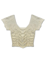 KatieJ Tween Maize Ruched Seamless Tee