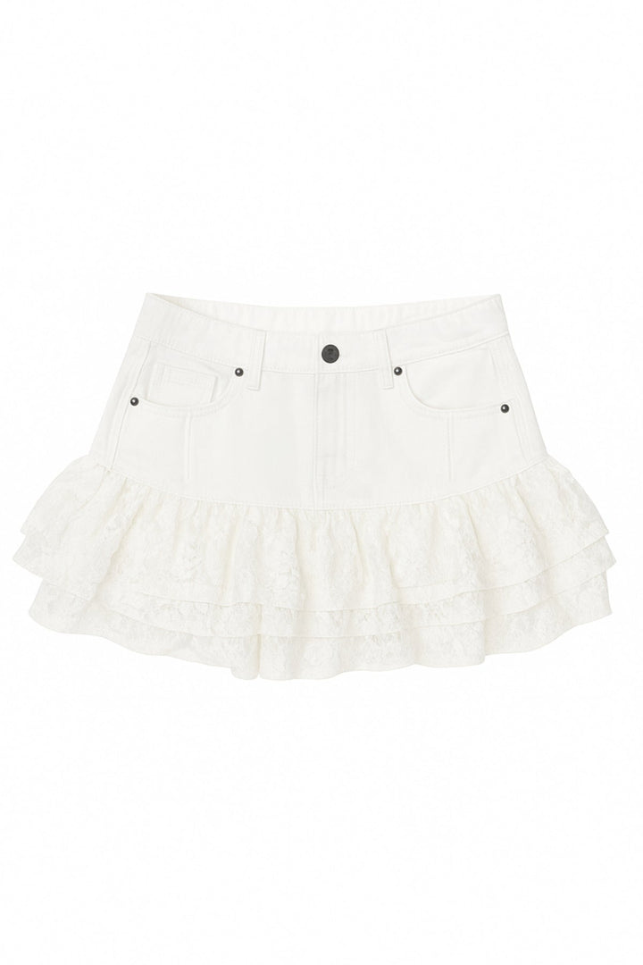 KatieJ Malaga Skirt, White
