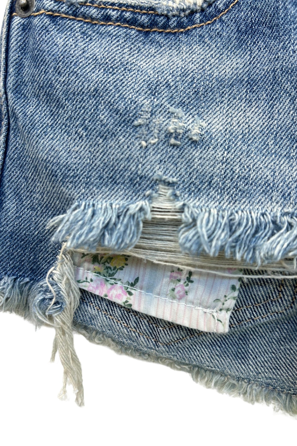 KatieJ Malibu Short with Toile Printed Pocket