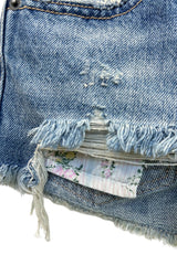 KatieJ Malibu Short with Toile Printed Pocket
