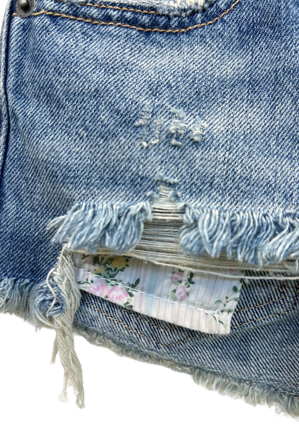 KatieJ Malibu Short with Toile Printed Pocket