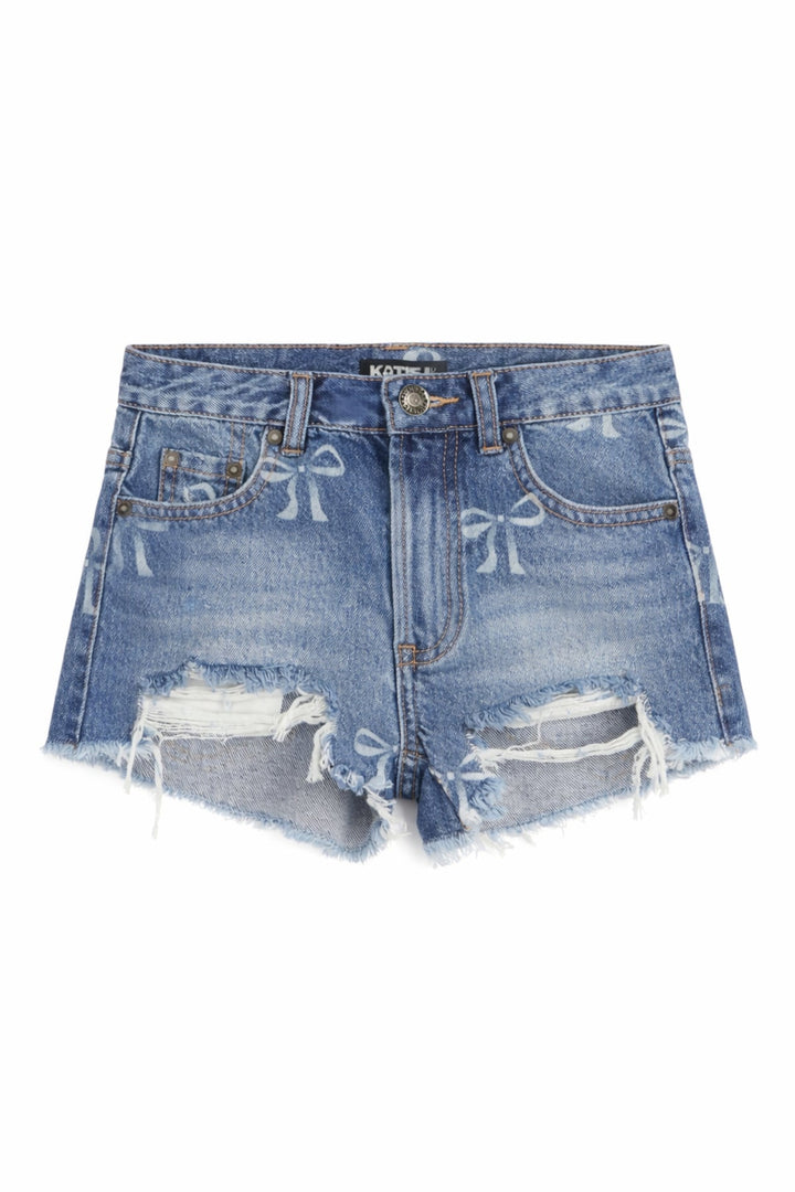 KatieJ Malibu Short with Bow Print