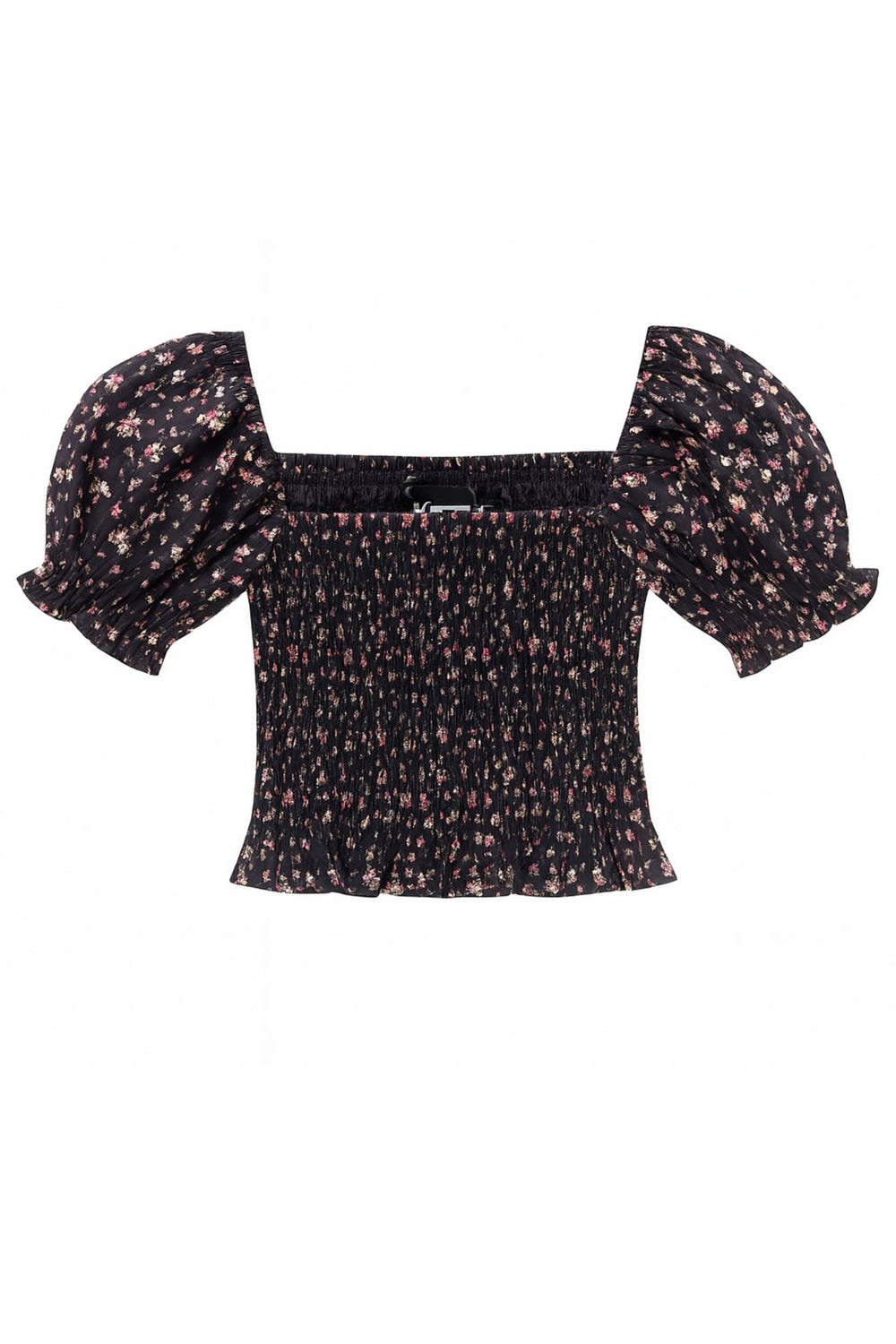 KatieJ Marlee Puff Sleeve Top, Midnight Ditsy