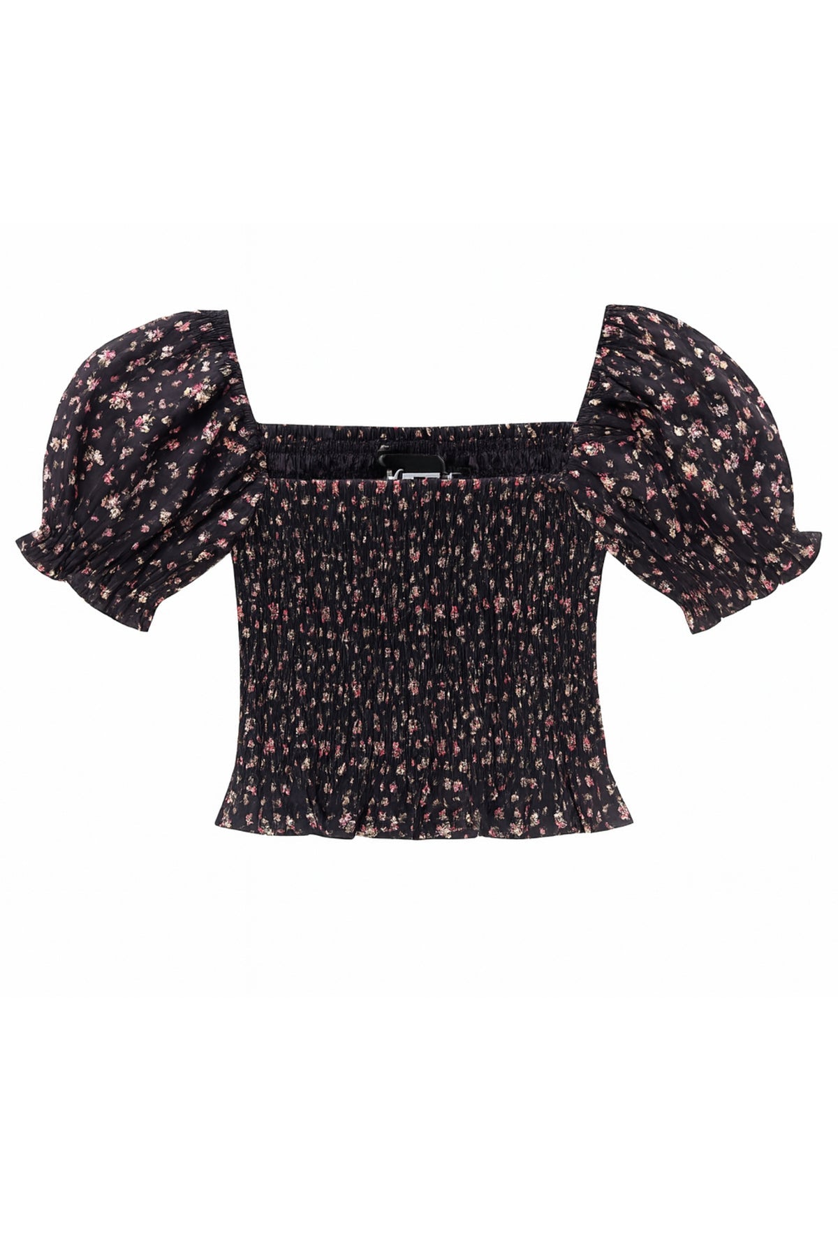 KatieJ Marlee Puff Sleeve Top, Midnight Ditsy
