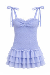 KatieJ Meri Sheer Dress, Lavender