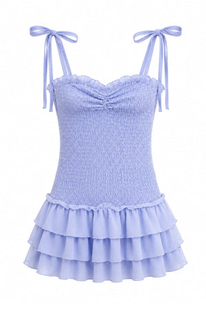 KatieJ Meri Sheer Dress, Lavender