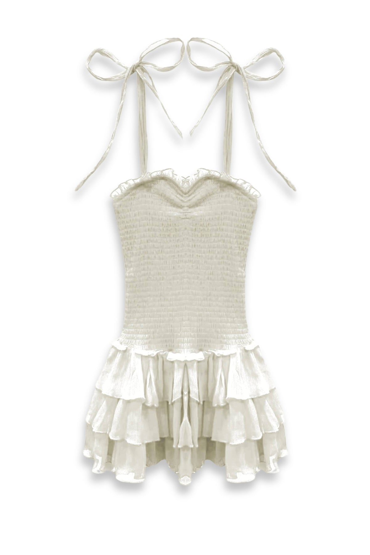 KatieJ Meri Dress, Ivory