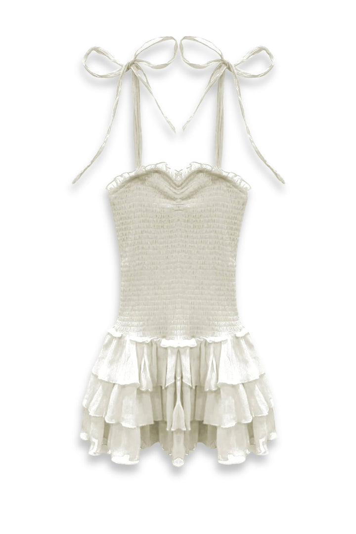 KatieJ Meri Dress, Ivory