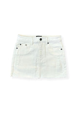 KatiJ Miami Distressed Denim Skirt