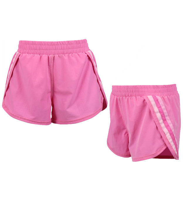 fbz Side Stripe Short, Dark Pink
