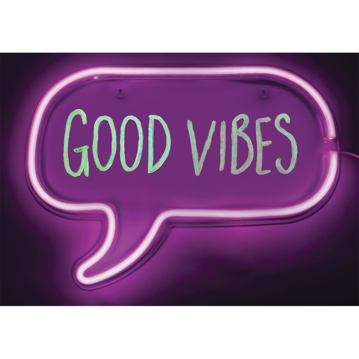 Iscream Neon Speech Bubble Message Light Frame