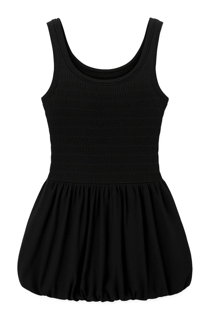 KatieJ Olive Bubble Skirt Dress, Black