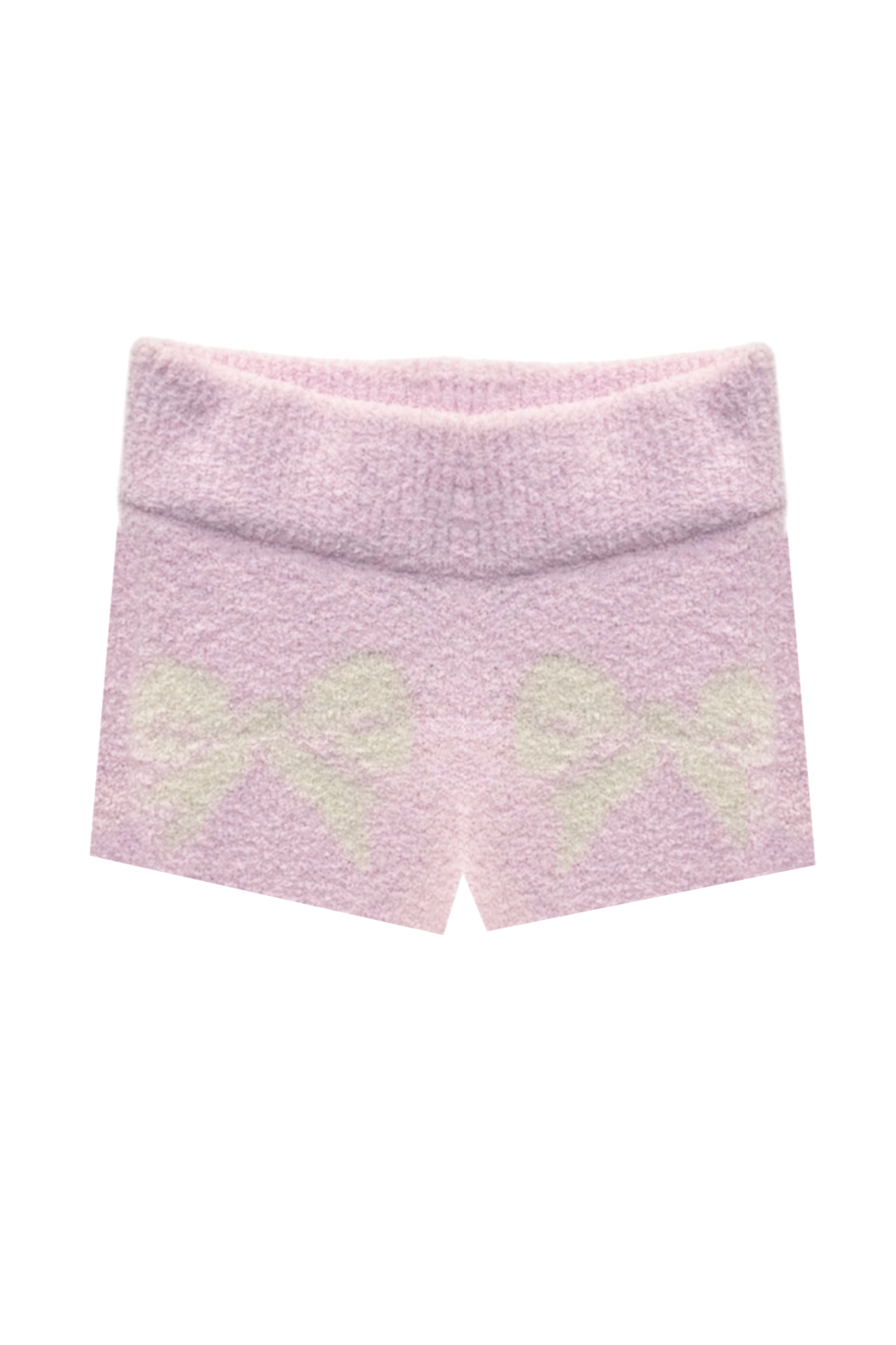 KatieJ Parker Cozy Shorts, Pink Bows