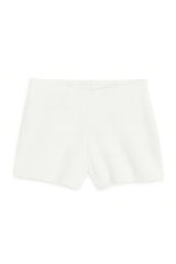 KatieJ Parker Cozy Shorts, White