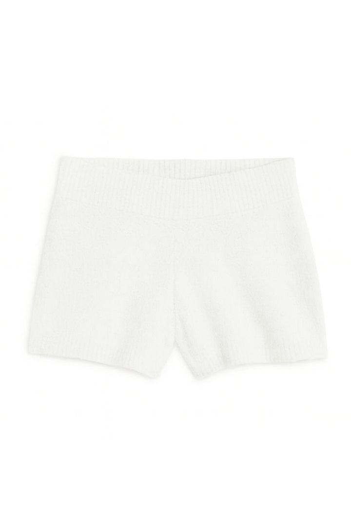 KatieJ Parker Cozy Shorts, White