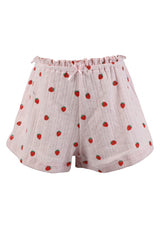 fbz Pink Strawberry Pointelle Short