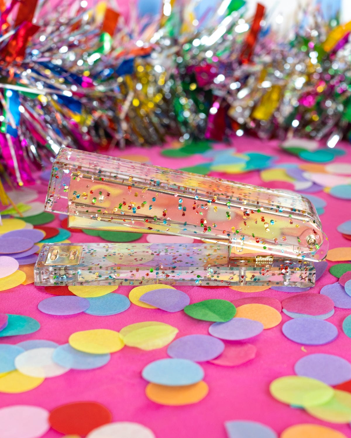 Packed Party Confetti Party Acrylic Stapler