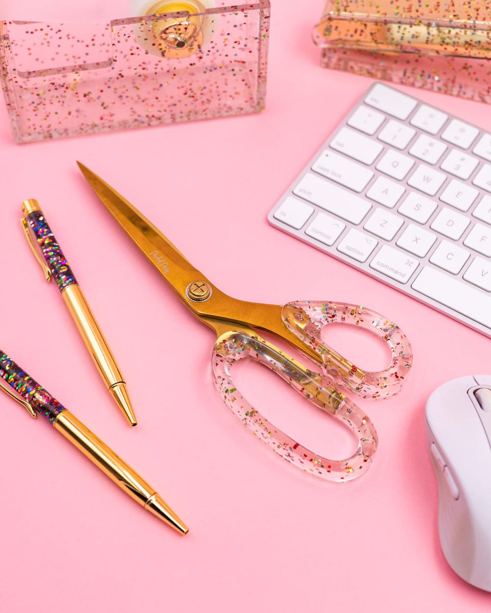 Packed Party Confetti Party Acrylic Scissors