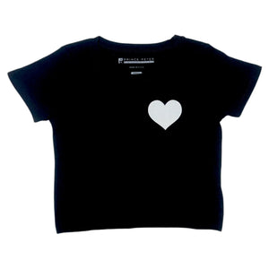 Prince Peter NYC Heart Oversized Crop Tee