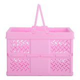 Iscream Small Pink Foldable Storage Crate