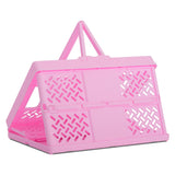 Iscream Small Pink Foldable Storage Crate